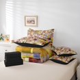 thumbnail image 4 of YST Geometric Buffalo Plaid 7-Piece Comforter Set, Queen – Modern Abstract Aesthetic, Pink Grid Checkered, Bed in a Bag, 4 of 4