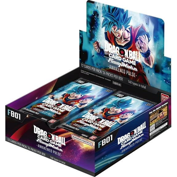 DRAGON BALL SUPER TCG: FUSION WORLD 01 Awakened Pulse BOOSTER BOX (FB01) (24CT)