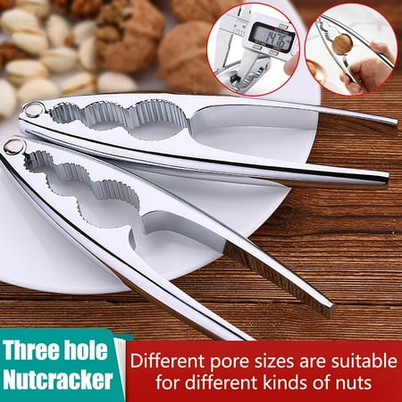 

Tangnade Walnut clip Creative Food Walnut Clip Manual 3-hole Walnut Clip Nut Clip Kitchen Supplies multicolor