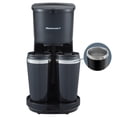 thumbnail image 1 of Elite Gourmet EHC116 - Cafetera doble goteo doble incluye dos tazas térmicas interiores de acero ino, 1 of 7