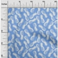 thumbnail image 2 of oneOone Silk Tabby Light Blue Fabric Fruits Dress Material Fabric Print Fabric By The Yard 42 Inch Wide, 2 of 5