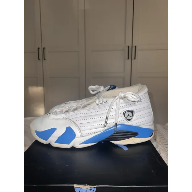 Ni-k-e Jordan 14 UNC Columbia Blue 1999 OG Vintage RESTORED And Fully wearable 11 Men’s