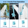 thumbnail image 6 of Aspligo Portable Camping Shower with Heater, 6000mAh Rechargeable Portable Shower with 2000W Immersion Heater, 3 Spray Modes,IPX7 Waterproof Outdoor Camp Pump for Hiking, Travel, Car, Pet, 6 of 10