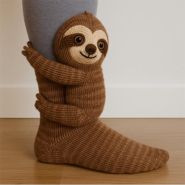 Calcetines Bonitos de Punto, Novedosos Calcetines de Suelo para Navidad, Calcetines de Invierno Tejidos a Mano, Cálidos, de Varios Estilos, para Regalos de Navidad para Ti