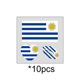 thumbnail image 2 of Uuiauoio 10 pcs Temporary Football Tattoo Stickers Set of 10 for Match Party Fan Celebration Face Body Art Decoration Sport Themed Supplies, 2 of 6