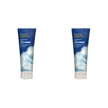 Desert Essence, Organics, Shampoo, Fragrance Free, 8 fl oz Pack of 2