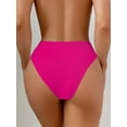 thumbnail image 4 of SherryDC Women's V Cut High Waisted Bikini Bottom High Leg Cut Swimsuit Bathing Suit Bottoms, 4 of 7