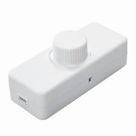 LED Inline Dimmer Switch 1 Gang for Table Lamps 220V-240V Trailing Edge Dimmer Rotary ON/OFF Cord Dimmer Light Switches