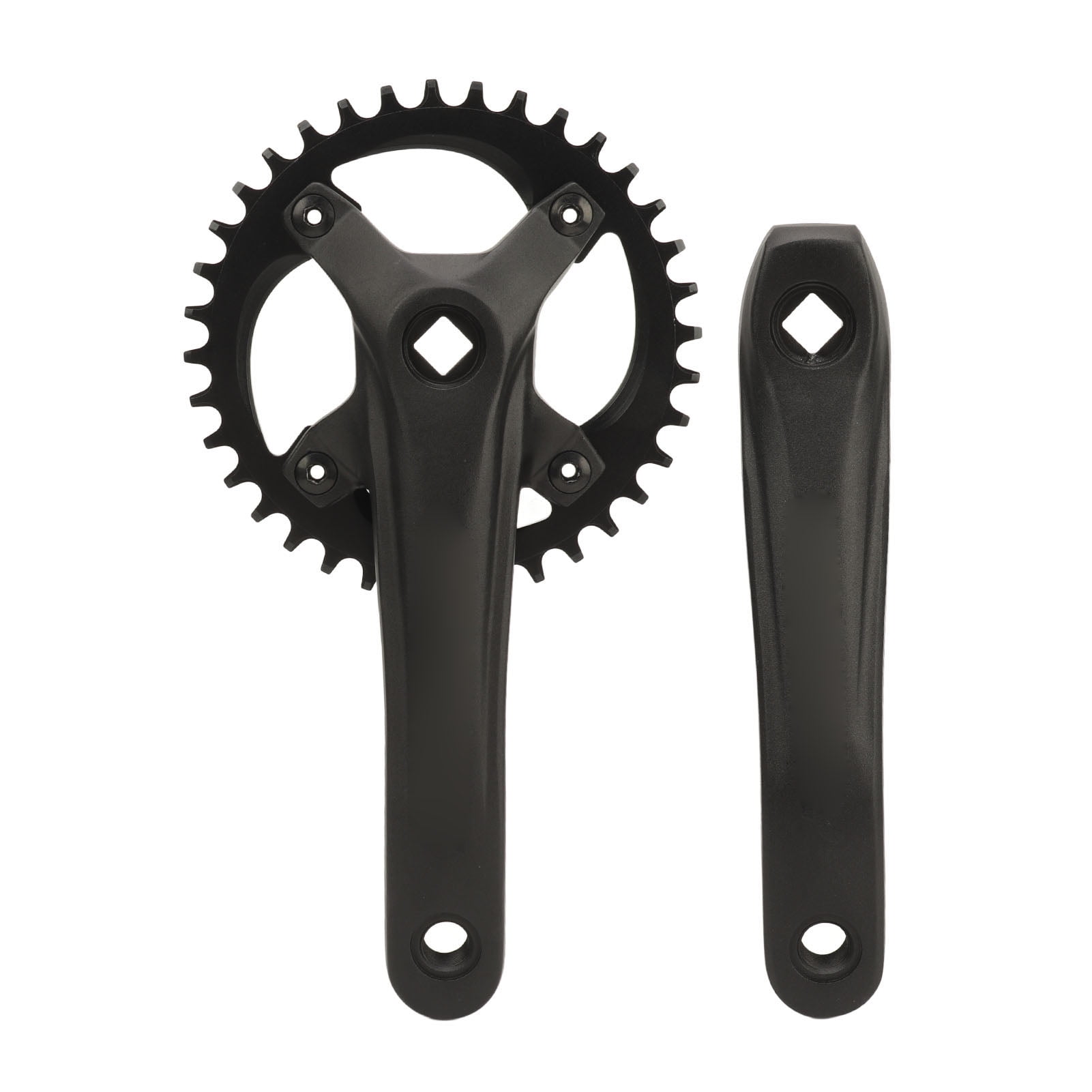 104 BCD Mountain Bike Single Speed Crankset Positive Negative Teeth 104 BCD Bike Crank Arm Set Impact For Outdoor Cycling Walmart