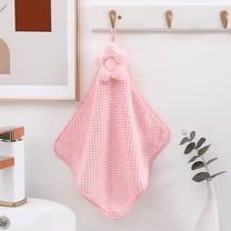 suxuMhao Kitchen Towels, 4-Pack Kitchen Towels Set - 45x32cm Pink Kitchen Hand Towels, Absorbent Hand Towels for Kitchen, Soft Reusable Towels for Daily Kitchen Cleaning & Drying Needs