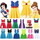 thumbnail image 2 of Disney-disfraz de Blancanieves para niña, vestido informal para vacaciones de verano, fiesta de cumpleaños, Moana, Rapunzel, Frozen, 2 of 5