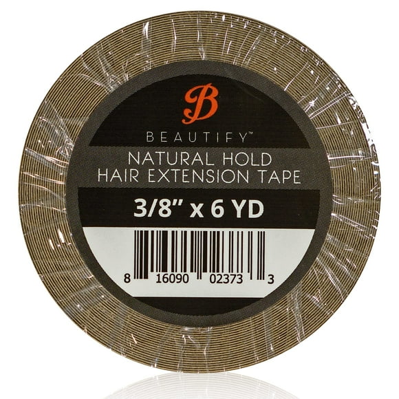 Rollo de cinta de extensión de cabello Natural Hold de 6 yardas de Walker (3/8"" x 6 Y)