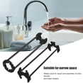 thumbnail image 2 of SSKFHGI 2 Pcs Multifunctional Sink Faucet Wrench Set, Basin Plumbing Tool for Tight Spaces, Kitchen Bathroom Installation & Homeowners, Portable Metal Pipe Repair Wrench, 2 of 8