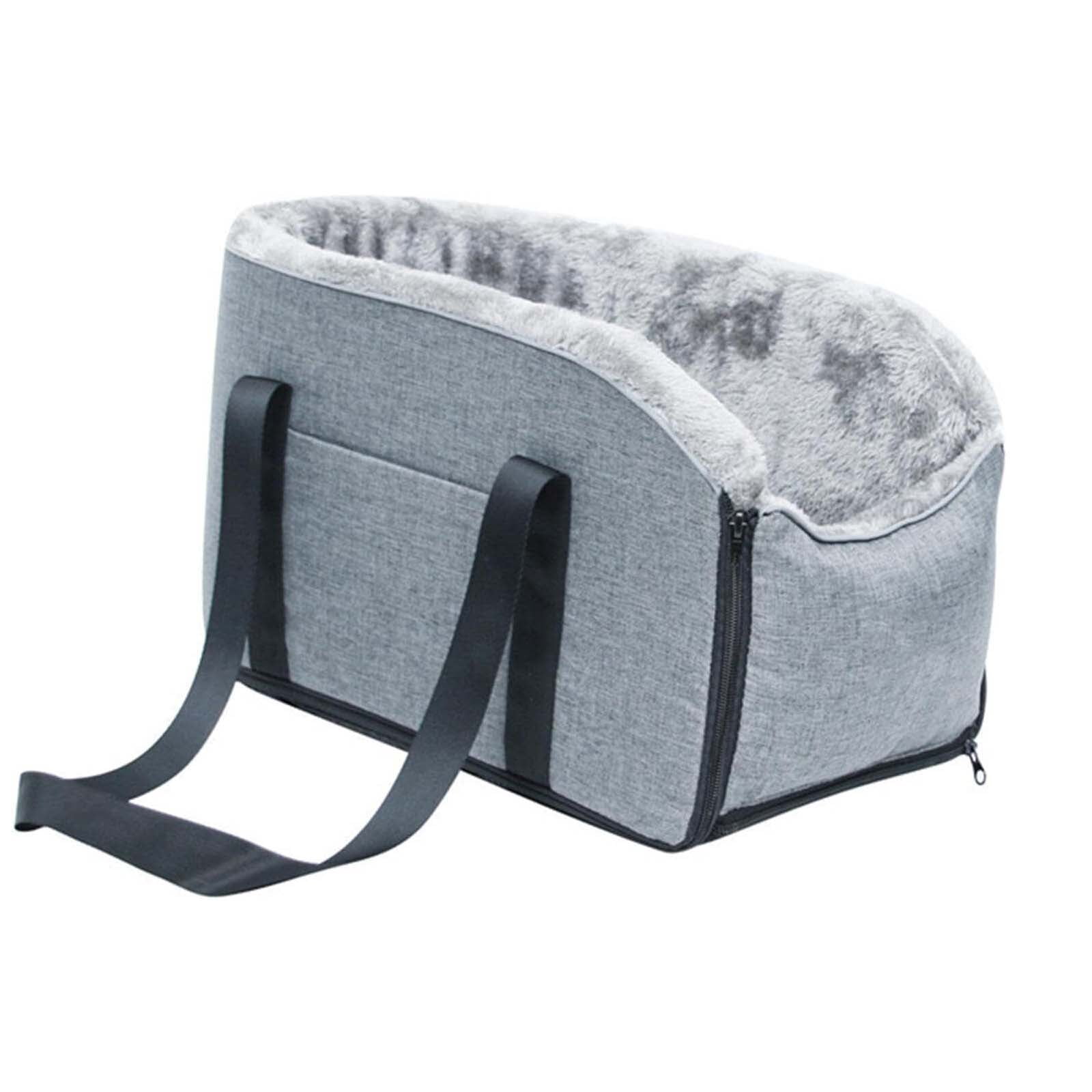 Dog Car Seat for Small Dogs Portable Dog Booster Car Seat Safety Leash Adjustable Straps Puppy Car Seat for Pets