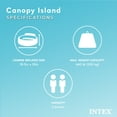 thumbnail image 6 of Intex Inflatable Canopy Island Float Lounge, 78.5\" x 59\, 6 of 12