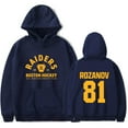 thumbnail image 5 of Heated Rivalry merch Rozanov 81 ice Hockey  Hooded Drawstring Pocket Sweatshirt Men/women sport  Pullover, 5 of 7