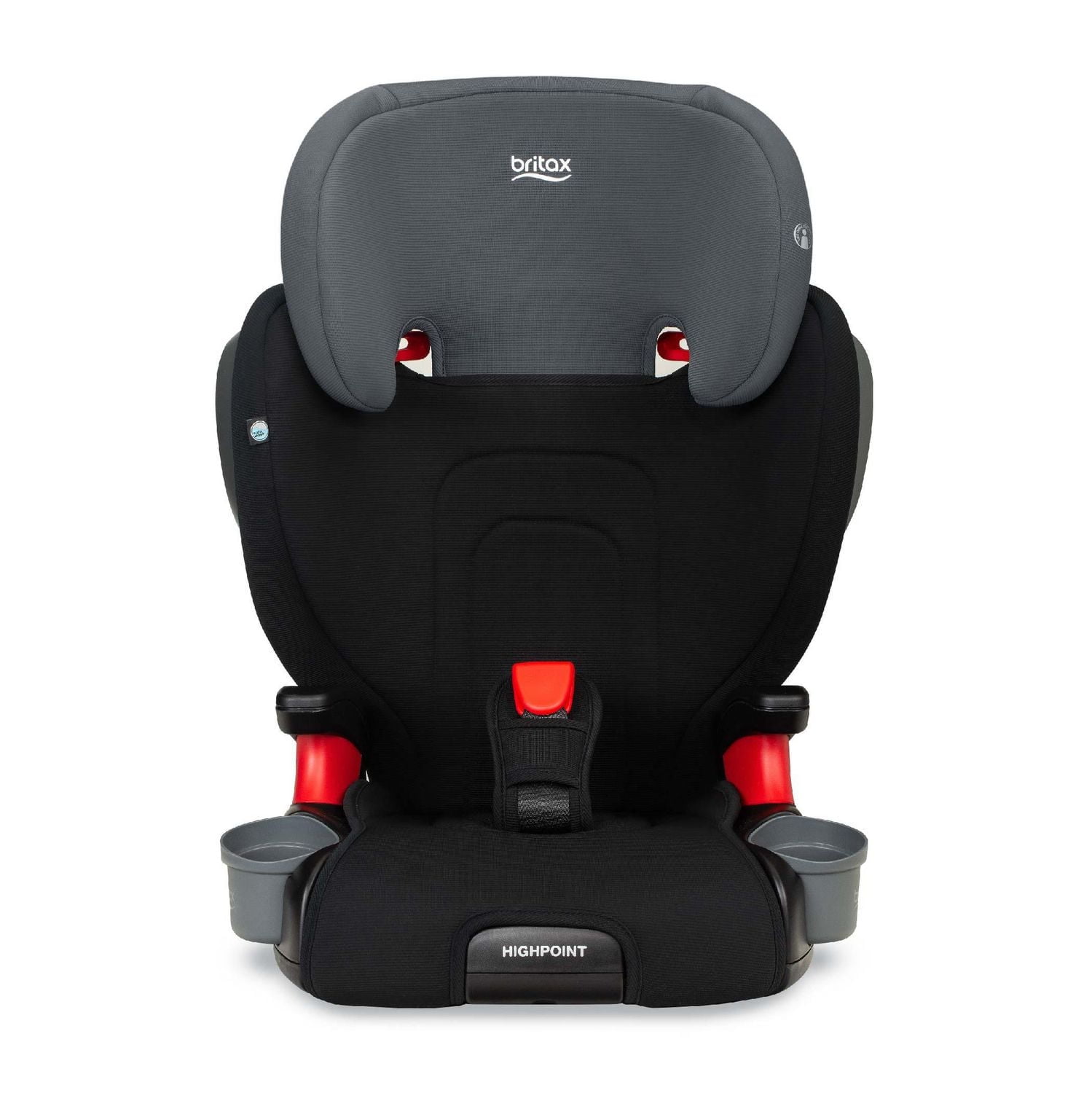Britax Highpoint Backless Belt-Positioning Booster Seat, SafeWash Black Ombre