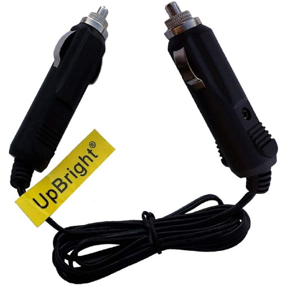 Car 2 Cigarette Lighter Plug DC Adapter for 12 Volt S-chumacher SJ2 SJ1 Jumpstarter Instant Power Portable Jump Starter Auto Vehicle Boat Camper Power Supply Cord Battery Charger