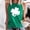 Green(New), variant on PNTUTB St. Patrick's Day Women's Fashion Print Casual Sleeveless Crew Neck Pullover Comfortable Tank Tops