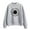 Grey, variant on Dyfzdhu Sweatshirts for Women Fall Winter Crew Neck Solid Color Prints Long Sleeve Pullover Sweatshirt