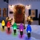 thumbnail image 3 of Decoraciones navideñas para exteriores – Cadena de luces navideñas gigantes o luces marcadoras de caminos – Bombillas multicolores grandes Decoración de césped impermeable Espacio libre para vacacione, 3 of 3