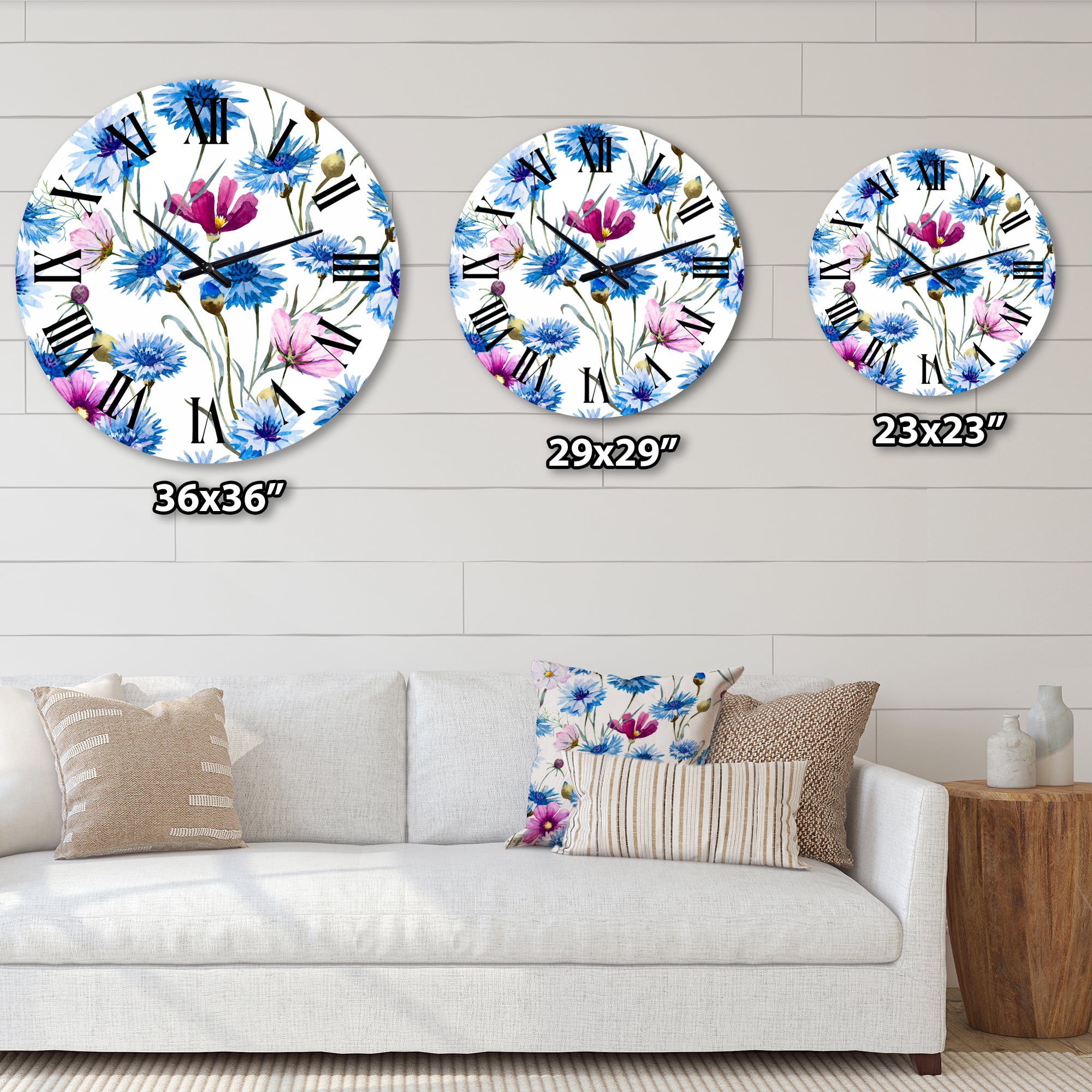 Designart 1 in Traditional Wall Clock