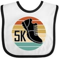 thumbnail image 3 of Inktastic 5k Race Running Retro Sunset Runner Boys or Girls Baby Bib, 3 of 4