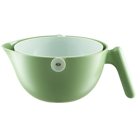 

Reusable Strainer Colander Basket Double Layer Drain Basin Fruit Washing Draining Basket