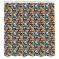 thumbnail image 3 of Ambesonne Leaves Shower Curtain, Colorful Autumn, 69"Wx84"L, Multicolor, 3 of 3