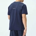 thumbnail image 3 of Ceisia Men's Gradient Printed Casual Elastic Sports Round Neck Activewear Top Gift, 3 of 9