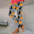 thumbnail image 5 of Oalirro Women's Halloween Printed Casual Yoga Pants - Soft Lightweight Stretchy Trousers for Party Daily Wear, 5 of 6