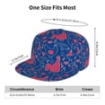 thumbnail image 6 of Fotbe Chicken and Rooster Flat Bill Visor Cap Classic Snapback Hat Polyester Foam Trucker Hat Trucker Cap Adjustable Baseball Cap, 6 of 9