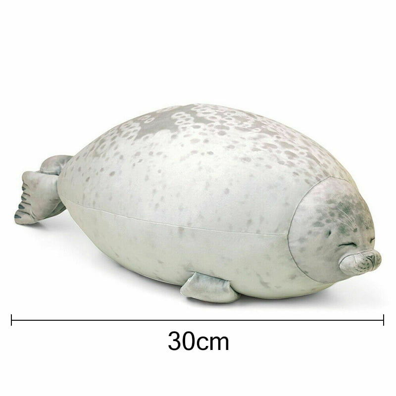 Plush Animal Toy Cute Chubby Blob Seal Ocean Pillow Pet Stuffed Doll Kids Gift 