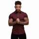thumbnail image 1 of Camisa Hombre Cuello Manga Corta Botón Slim Casual Caballero, 1 of 3