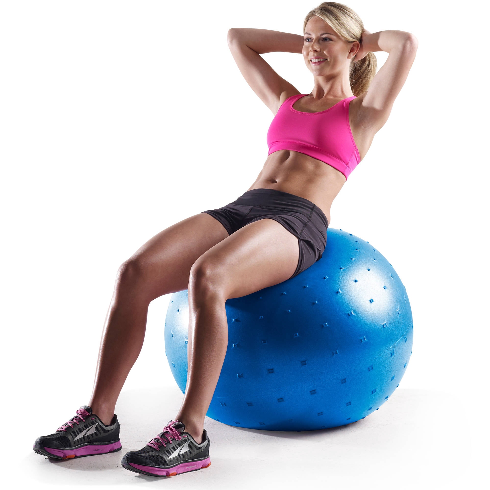 Gold's Gym 55 cm Anti-Burst Performance Exercise Ball with Pump