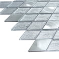 thumbnail image 2 of Ballagh 9.9" x 12" Diamond Laminated Glass Mosaic Mix Aluminum Wall Tile, 2 of 7