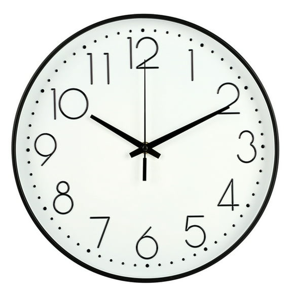 YINKUU 8 Inch Silent Wall Clock Non Ticking Decorative Easy to Read Round Wall Clock for Home Livingroom