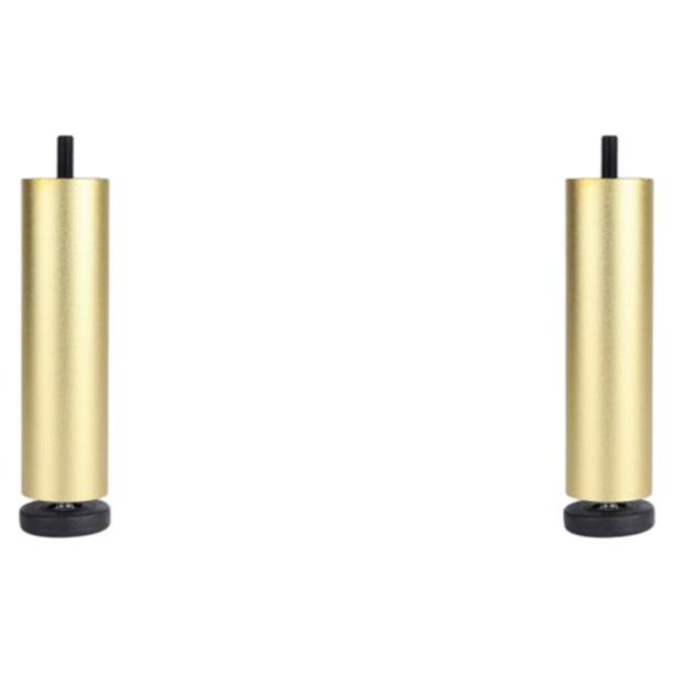 Monstrate Patas decorativas y duraderas para muebles resistentes al óxido para un elegante ajuste de café o bar accesorios de muebles de larga dorado 25 cm, 1 2Conjunto