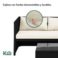 thumbnail image 4 of Sala Exterior Esquinera Izquierda Mueble Jardín Ratan, 4 of 7