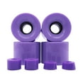 thumbnail image 2 of LOVIVER 4 Pieces Skateboard Wheels 78A Hardness Durable PU Damping Wheel Replacement, 2 of 8