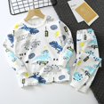 thumbnail image 1 of Conjuntos de pijamas de Navidad para niños, 4, 6, 8 y 10 años, ropa interior térmica de algodón para invierno, 1 of 4