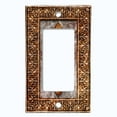 thumbnail image 6 of Metal Light Switch Plate Outlet Cover (Image of Rusted Fleur De Lis FDL009), 6 of 14