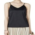 thumbnail image 1 of Débardeur Camisole Sans Manches en Satin de Soie Uni pour Femmes, 1 of 4