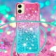 thumbnail image 4 of Funda para Samsung Galaxy A05 Brillantina Líquida Divertida Reluciente y con Cristales en Movimiento Cuerpo Cruzado con Cordón Ajustable, 4 of 5