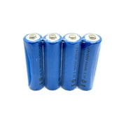 4-PCS 14500 LiFePO4 AA 3.2V 400mAh Rechargeable Batteries Solar Lights RELIGHTABLE IFR14500 14500TU4