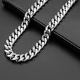 thumbnail image 3 of 6mm-14mm Hip Hop Titanium Steel Miami Cuban Link Chain Mens Jewelry Accessories, 3 of 9