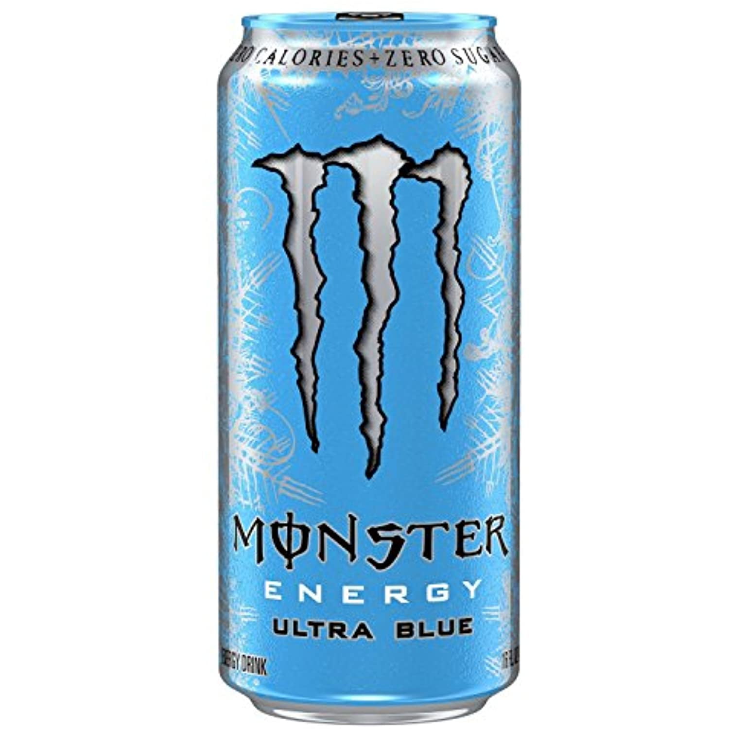 Monster Energy Drink, Ultra Blue, 16Ounce Cans (Pack Of 12)
