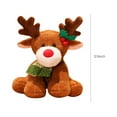 thumbnail image 5 of Gqtwoy Christmas Plush Reindeer Stuffed Animal, 13inch Red Nosed Reindeer Plush Christmas Stuffed Animals for Kids, Cute Plush Soft Deer Plush for Kids, 5 of 9
