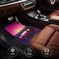thumbnail image 6 of Wukai Neon Cassette Tape Front Car Floor Mats Four-Piece Set Front & Rear Universal Car Floor Mats for SUVs, Trucks, Sedans, 6 of 7