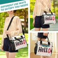 thumbnail image 5 of FORMRS Insulated Lunch Bag for Work School Unisex Large Capacity Cooler with Shoulder Strap, Beige UFO, 5 of 6